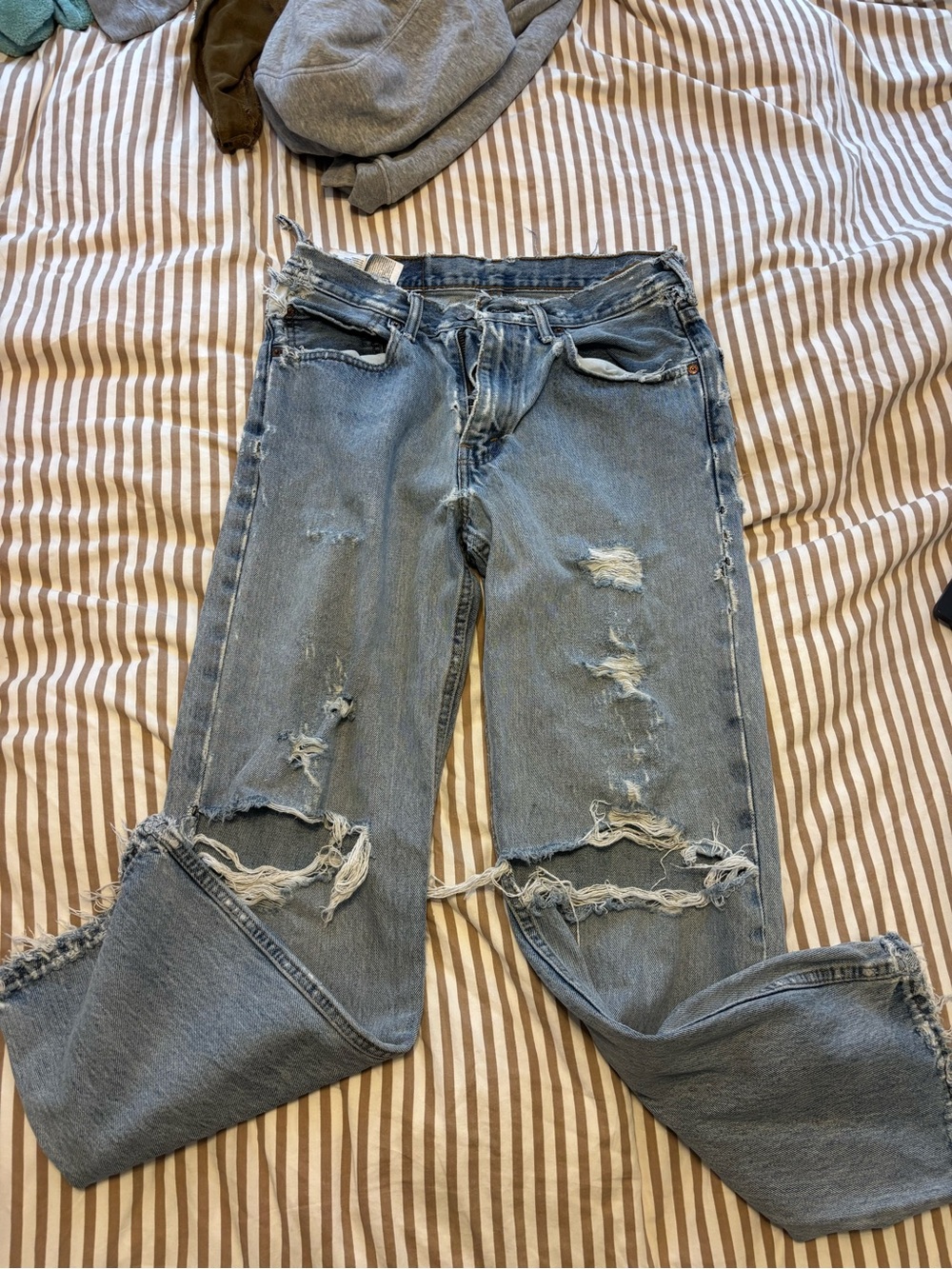 Levi's Distressed Light Blue Women’s Ripped Jeans